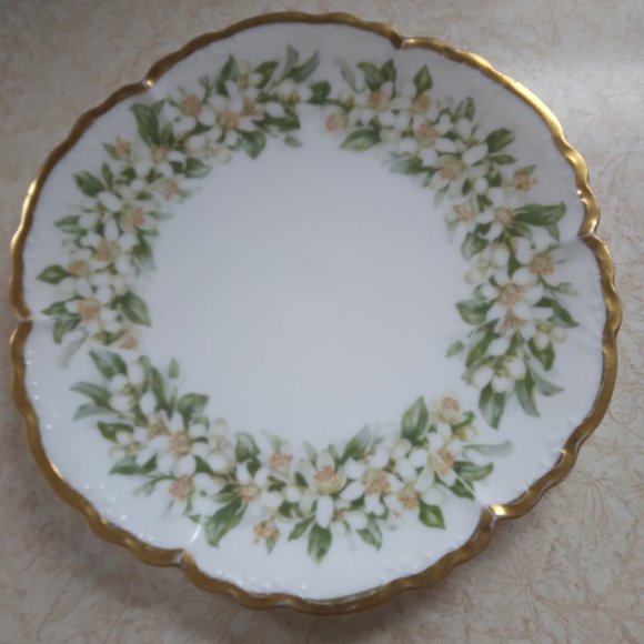 Plate, Vintage, Decorative, Gold Edged, Haviland, Bavaria, Germany - Picture 2 of 6